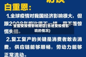 全国受疫情影响地区(各地受疫情影响的情况)