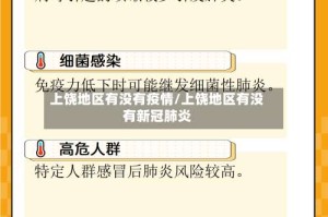上饶地区有没有疫情/上饶地区有没有新冠肺炎