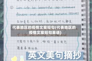 代表地区的疫情文案短句(代表地区的疫情文案短句英语)