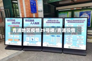 青浦地区疫情29号楼/青浦役情
