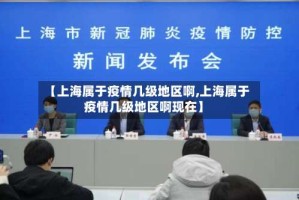【上海属于疫情几级地区啊,上海属于疫情几级地区啊现在】