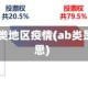 什么是ab类地区疫情(ab类是什么意思)