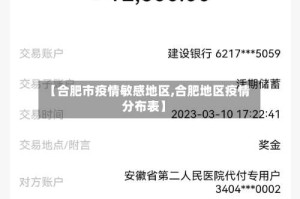 【合肥市疫情敏感地区,合肥地区疫情分布表】