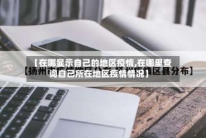 【在哪显示自己的地区疫情,在哪里查询自己所在地区疫情情况】