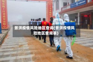 景洪疫情风险地区查询(景洪疫情风险地区查询表)