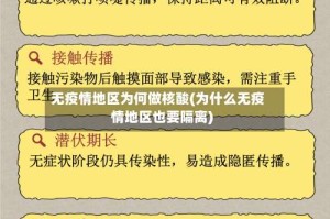 无疫情地区为何做核酸(为什么无疫情地区也要隔离)