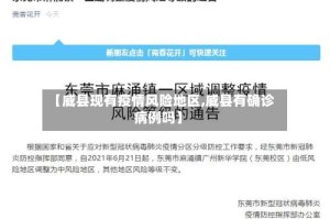 【威县现有疫情风险地区,威县有确诊病例吗】