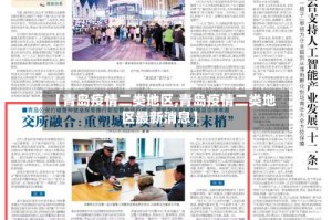 【青岛疫情二类地区,青岛疫情二类地区最新消息】
