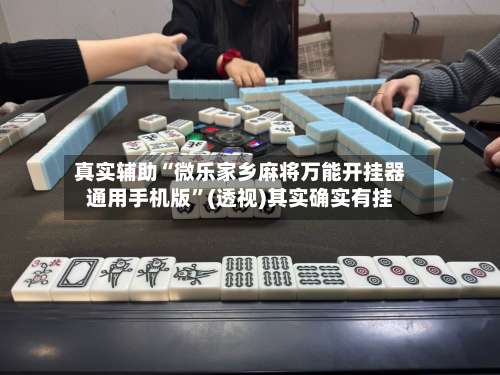 真实辅助“微乐家乡麻将万能开挂器通用手机版”(透视)其实确实有挂-第1张图片