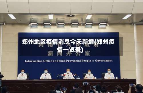 郑州地区疫情消息今天新增(郑州疫情一览表)-第2张图片