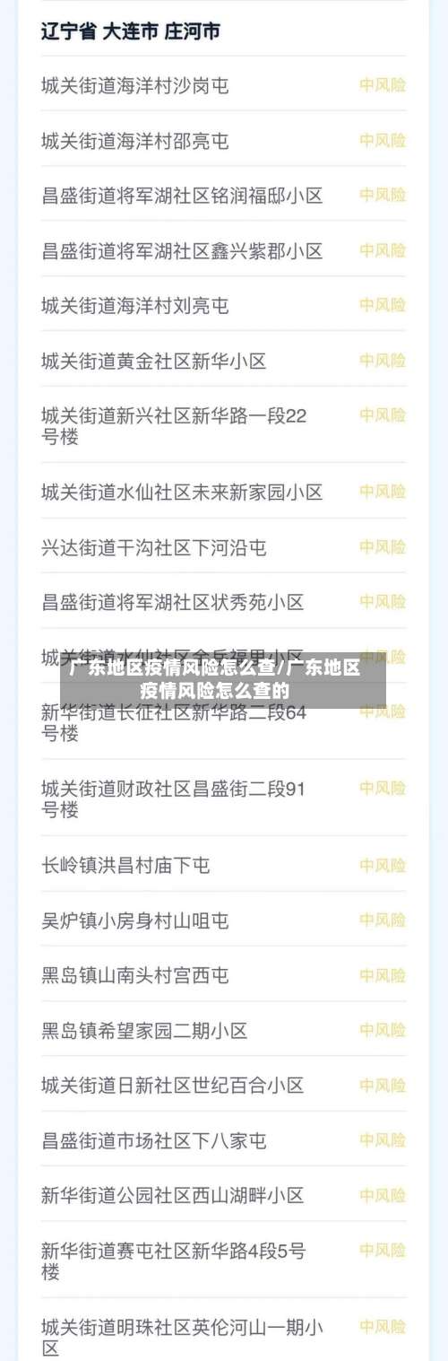 广东地区疫情风险怎么查/广东地区疫情风险怎么查的-第3张图片