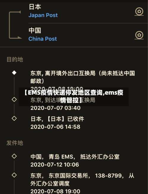 【EMS疫情快递停发地区查询,ems疫情管控】-第1张图片