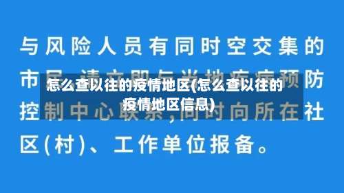 怎么查以往的疫情地区(怎么查以往的疫情地区信息)-第1张图片