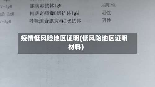 疫情低风险地区证明(低风险地区证明材料)-第1张图片