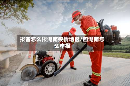 报备怎么报湖南疫情地区/回湖南怎么申报-第2张图片
