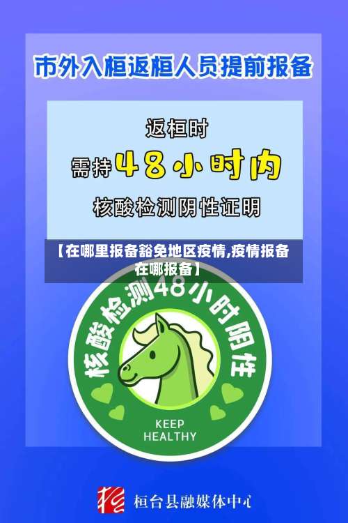 【在哪里报备豁免地区疫情,疫情报备在哪报备】-第1张图片