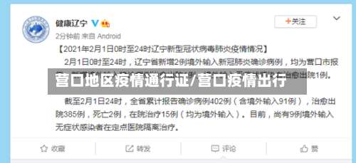 营口地区疫情通行证/营口疫情出行-第2张图片