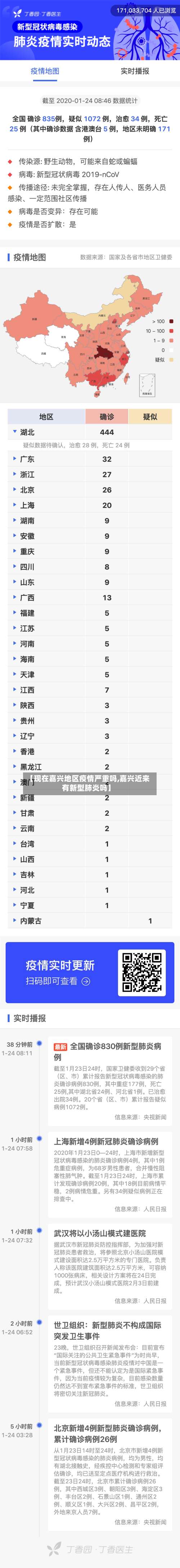 【现在嘉兴地区疫情严重吗,嘉兴近来有新型肺炎吗】-第2张图片