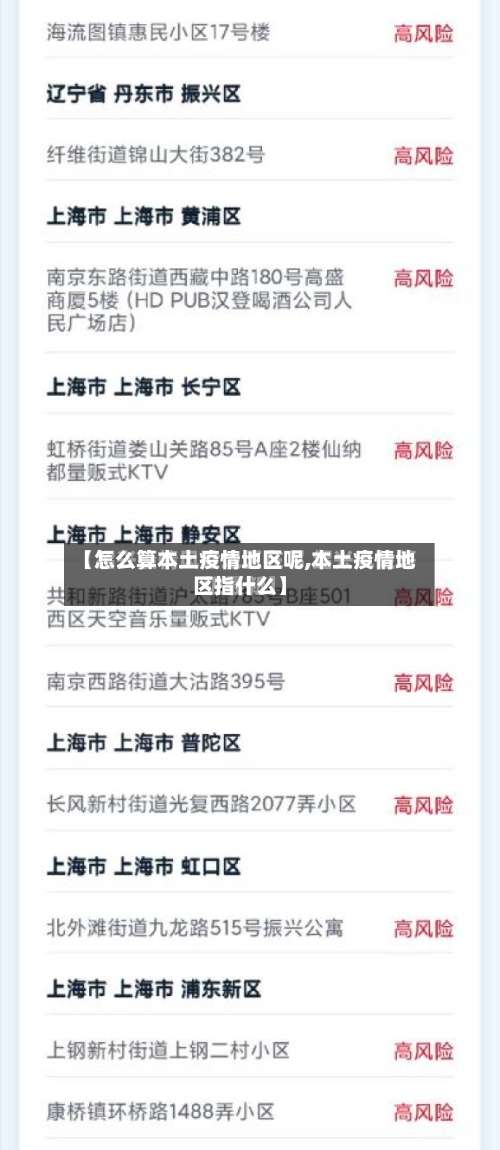 【怎么算本土疫情地区呢,本土疫情地区指什么】-第1张图片