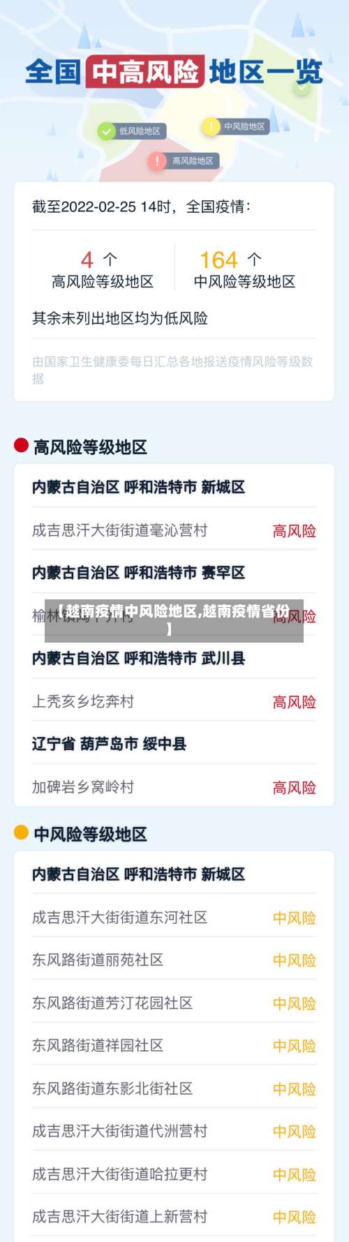 【越南疫情中风险地区,越南疫情省份】-第3张图片