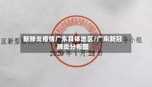 新肺炎疫情广东具体地区/广东新冠肺炎分布图-第3张图片