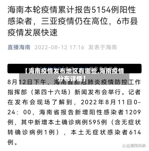 【海南疫情发布地区有哪些,海南疫情分布详情】-第1张图片