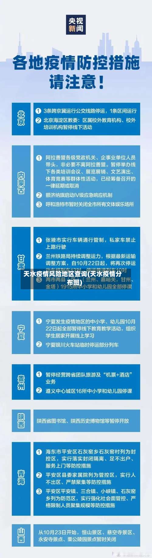 天水疫情风险地区查询(天水疫情分布图)-第1张图片