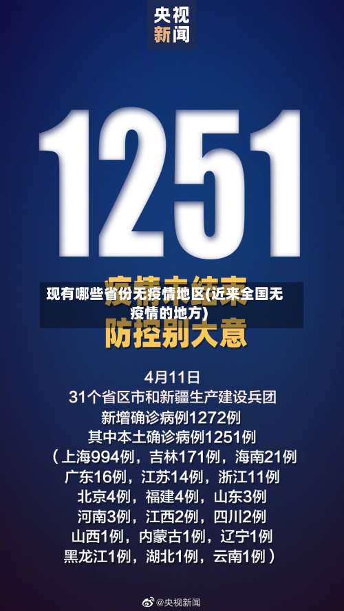 现有哪些省份无疫情地区(近来全国无疫情的地方)-第3张图片