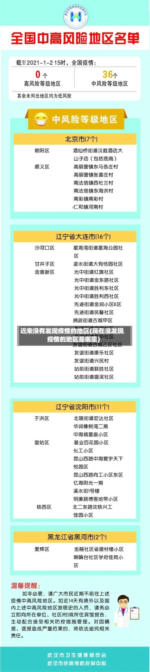 近来没有发现疫情的地区(现在没发现疫情的地区是哪里)-第2张图片