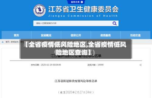 【全省疫情低风险地区,全省疫情低风险地区查询】-第2张图片