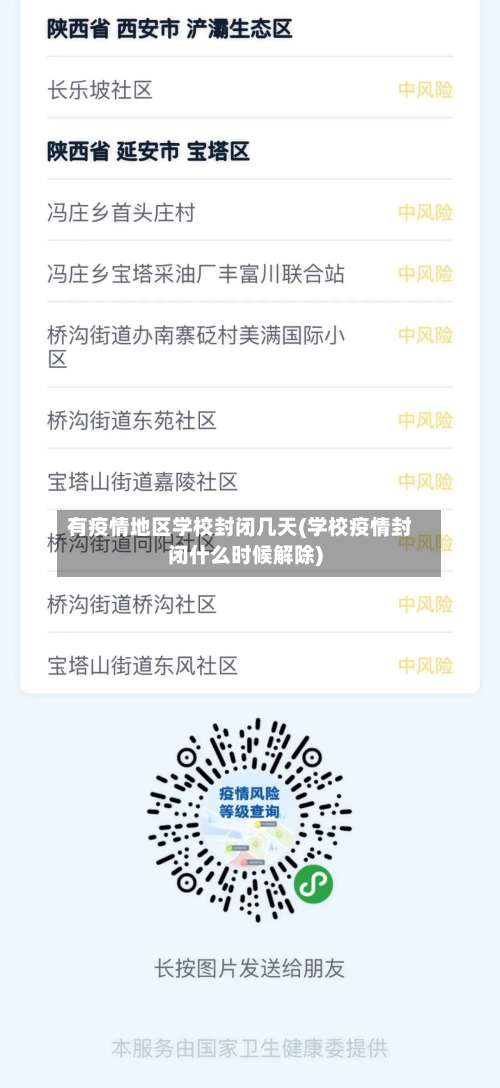 有疫情地区学校封闭几天(学校疫情封闭什么时候解除)-第3张图片