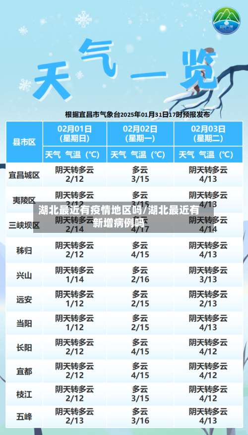 湖北最近有疫情地区吗/湖北最近有新增病例吗-第3张图片