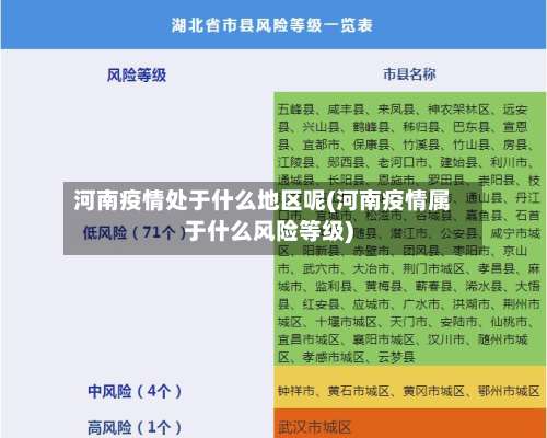 河南疫情处于什么地区呢(河南疫情属于什么风险等级)-第2张图片