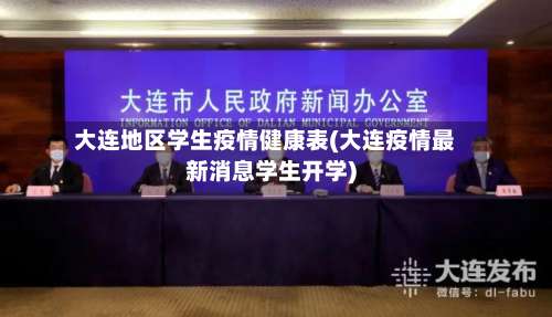 大连地区学生疫情健康表(大连疫情最新消息学生开学)-第1张图片