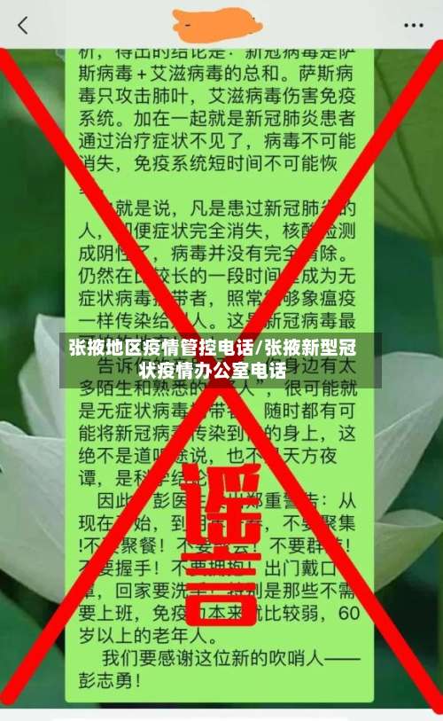 张掖地区疫情管控电话/张掖新型冠状疫情办公室电话-第1张图片