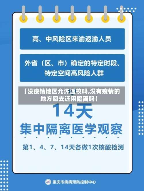 【没疫情地区允许返校吗,没有疫情的地方回去还用隔离吗】-第1张图片