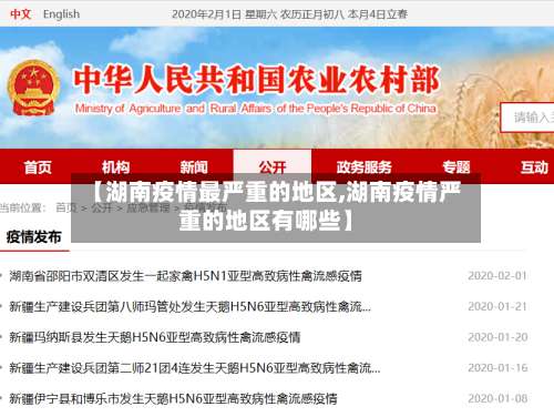 【湖南疫情最严重的地区,湖南疫情严重的地区有哪些】-第1张图片