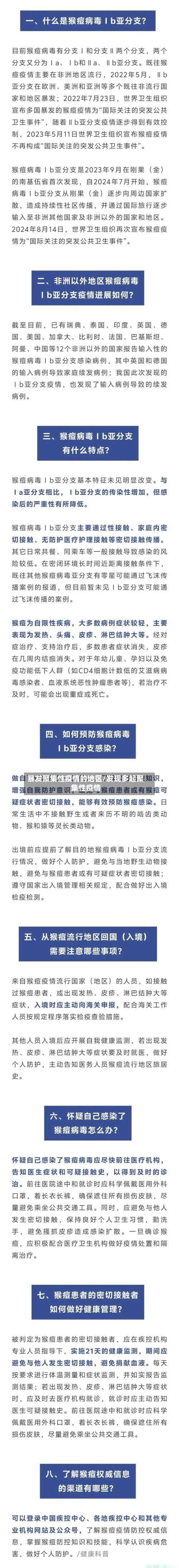 暴发聚集性疫情的地区/发现多起聚集性疫情-第1张图片