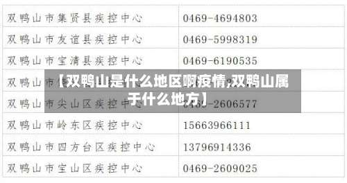 【双鸭山是什么地区啊疫情,双鸭山属于什么地方】-第2张图片
