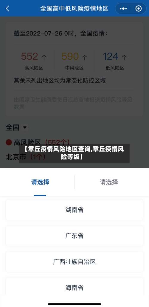 【章丘疫情风险地区查询,章丘疫情风险等级】-第1张图片